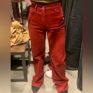 Red Zara Pants/Jeans